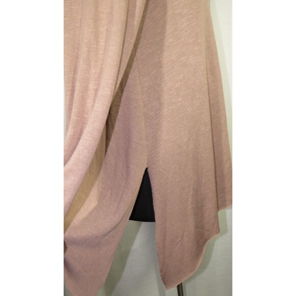 Torrid Tan Lightweight Knit Long Sleeve Sharkbite Turtleneck Tunic Top Plus 2X - Picture 7 of 15